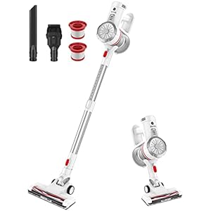 VOSFEEL Z10 Akku Staubsauger Kabellos 170W 18000Pa 4 in 1 LED-burste fur Hartboden Teppich Auto (170W)