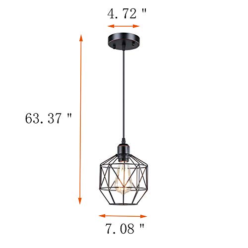 Black Pendant Lights Kitchen Island Farmhouse, Hanging Light Fixtures Industrial, Adjustable Kitchen Lighting Ceiling Hanging Lights, For Dining Room, Kitchen,Bar, Over an island,3 Pack/set/set of 3 - Image 2