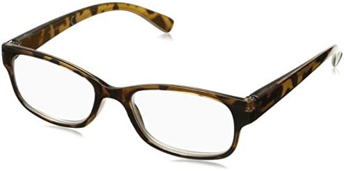 Sight Station Women's Heather Square Reading Glasses, Golden Tortoise, 52 mm + 2.75