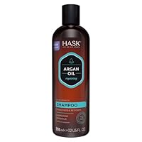 HASK Argan Oil Repairing Shampoo for all hair types, colour safe, gluten-free, sulfate-free, paraben-free, cruelty-free - 1 355 mL Bottle
