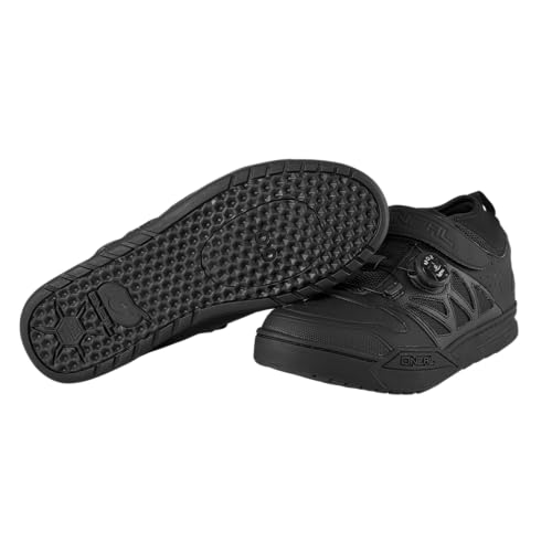 Image of O'NEAL | Cycling-Shoe | Mountain Bike MTB DH FR Downhill Freeride | SPD Pedal Plate Compatible Sole, Quick Lacing System, Breathable | Session SPD Shoe Unisex | Adult | Black | Size 41