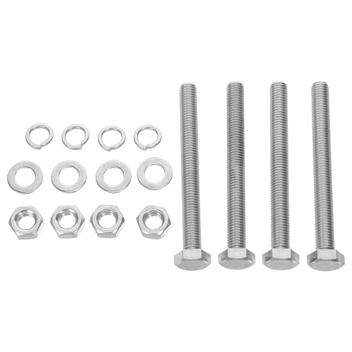 Tuercas y tornillos hexagonales de acero inoxidable Kisangel para mantenimiento y reparaciones