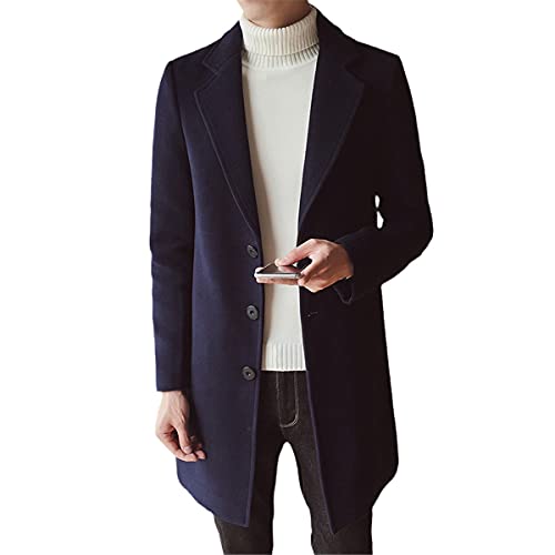 Manteau en laine pour homme Roquorl coupe britannique ajustée