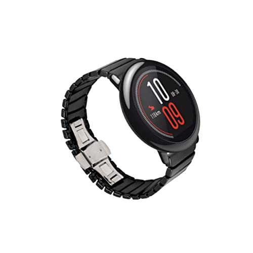 Smartwatch accessoires rythme bande 22mm céramique noir bracelet connecté