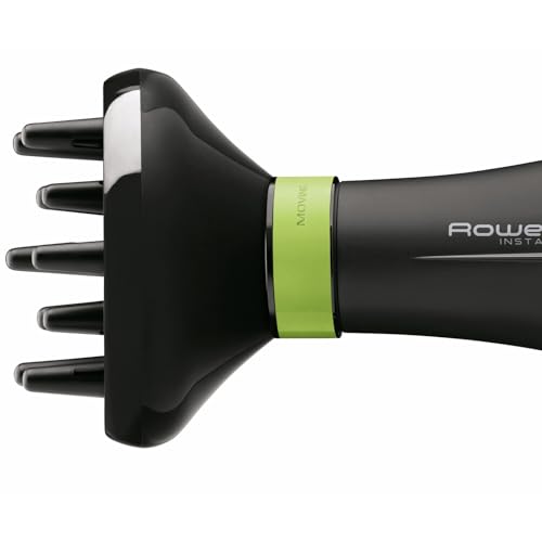 Rowenta CV6030 Haartrockner Eco Intelligence Instant Dry | Luftstrom-Booster (Wackeldüse) für breit gefächerten Luftstrom | 1500 W | 3 Temperaturen | 2 Geschwindigkeiten | Kaltstufe, Schwarz