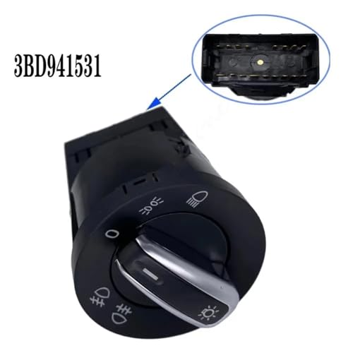 Interrupteur de phare 3BD941531 pour VW Polo 2000-2002 et Beetle - 5