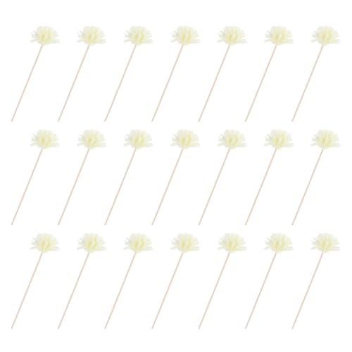 ORFOFE 20pcs Decorative Flower Diffuser Sticks for Artificial Floral Accessories for Home Fragrance for Kitchen Bedroom Living Room and Bathroom Decor