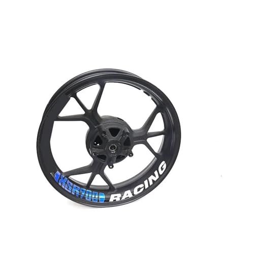 NMBZVE Felgenaufkleber Motorradzubehör Radaufkleber Reflektierende Radaufkleber Abziehbilder Reflektierende Felgen Für Y&amaha XSR900 Xsr900(Style 4)