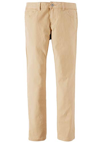 Faded Glory Girl's Midrise Skinny Jean Pants Slim Hip & Thigh (Beige Moon, Regular and Slim)