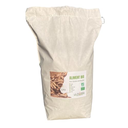 Alimento completo biologico speciale invernale per galline ovaiole, ricco di proteine, 5 kg