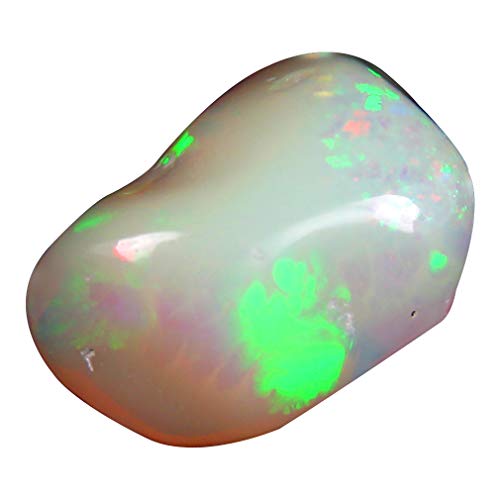 Opale éthiopienne 14.70 ct, une pierre précieuse de collection non chauffée au feu d'arc-en-ciel