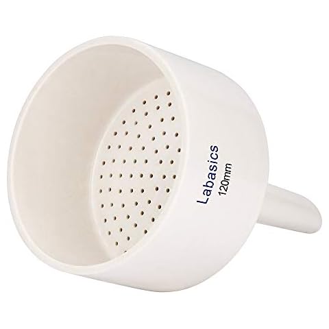 Labasics Büchnertrichter Trichter aus Porzellan, 120 mm, Filtertrichter OD 12 cm ID 11 cm für Labor Cover