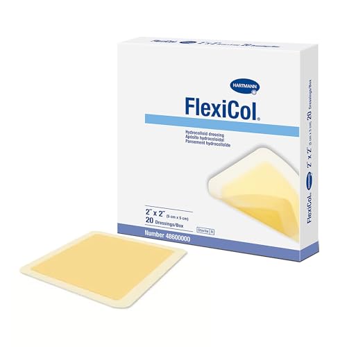 Hartmann Hydrocolloid Dressing FlexiCol 2 X 2 Inch Square BX of 20