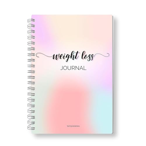 Labyrinxel Weight Loss Journal A5 12 Month Planner for Meals Habits and Daily Records