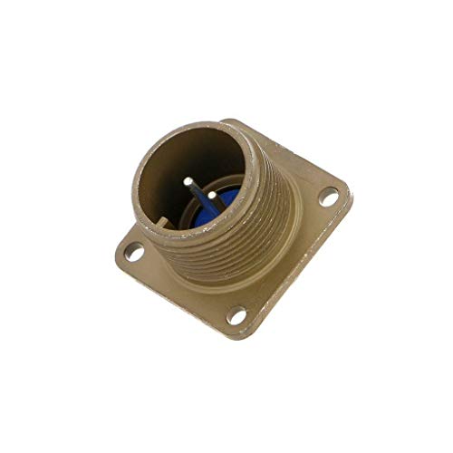 Connecteur ronds série 97 socle mâle PIN 2 argenté brasage 97-3102A-14S-9P AM