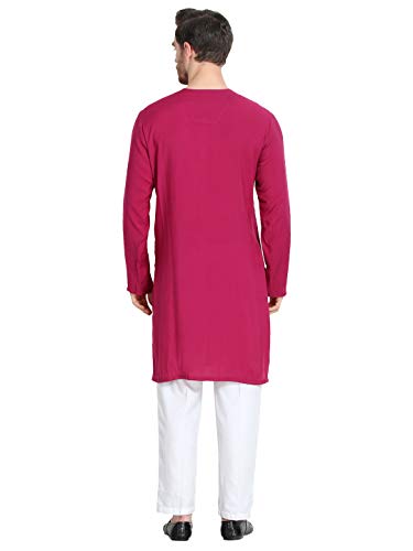 Image of Leriya Fashion Men's Slub Cotton pathan Suit Kurta