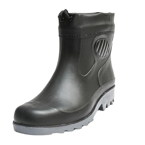 Image of Hillson Collar Boot Waterproof Gumboot | Slip Resistant, Dual Density, Comfortable & Durable, Suitable for Engineering, Construction, Agriculture, Petrochemical & Cement Industry | Size 07 INDIA /UK