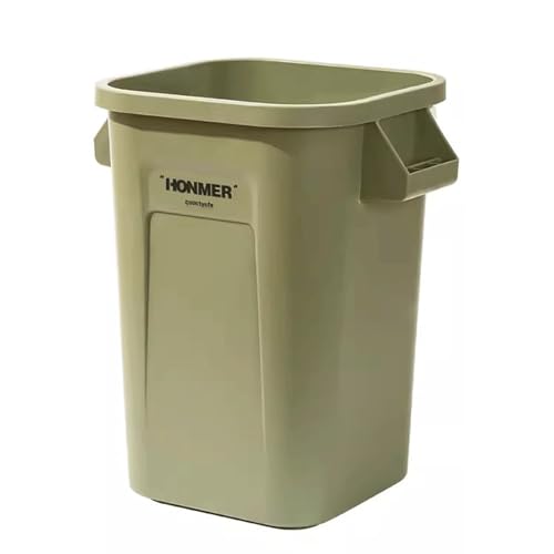 Basurero de cocina plástico 24L color verde miniatura 1