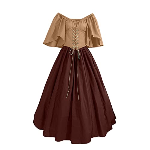 Robe irlandaise traditionnelle longue pour costume halloween confortable et ajustable