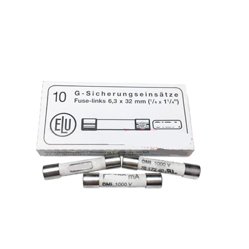 Fusible 7017240 FF 630mA haute tension 1000V DMI, protection céramique supérieure 6x32