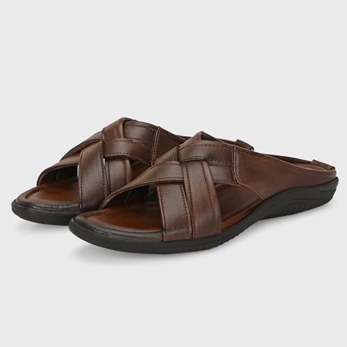 Image of Centrino Sandal for Men | Grip Insole for Stability | Modern Look with Straps | Comfortable Footwear (9772)