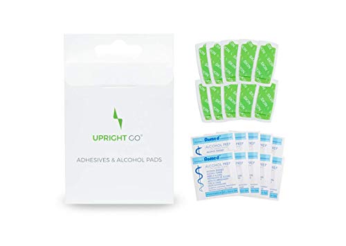 Upright GO + Adhesives - Posture Trainer and Corrector for Back