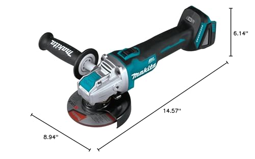 Makita XAG25Z-R 18V LXT Brushless Lithium-Ion 4-1/2 in. / 5 in. Cordless X-LOCK Angle Grinder (Tool Only) (Renewed)