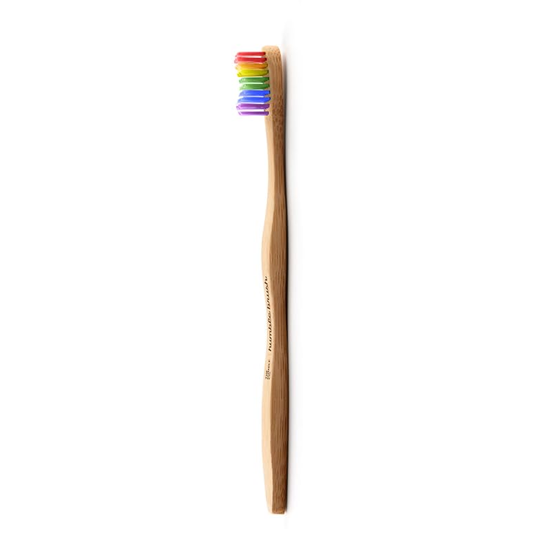 The Humble Co. - Humble Brush Proud - Adult Sensitive Yetişkin Bambu Diş Fırçası Sensitive Ultra Yumuşak Gökkuşağı Renkli (4 paketi)