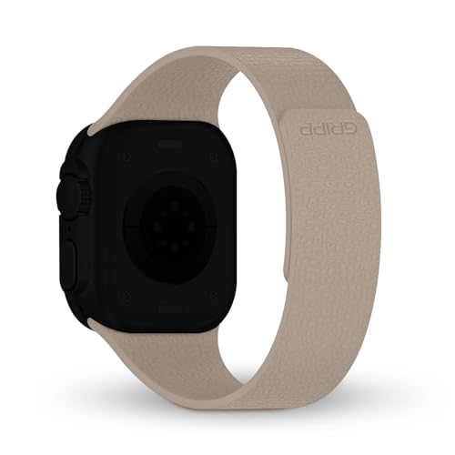 Image of GRIPP Pebble New Edition Premium Silicone Magnetic Watch Strap for 44mm /45mm /46mm /49mm, Watch Series 11 /10 /9 /8 /7 /6 /5 /4, SE 3 /2 /1, Ultra 3 /2 /1, Lightweight, Adjustable (Watch Not Included)