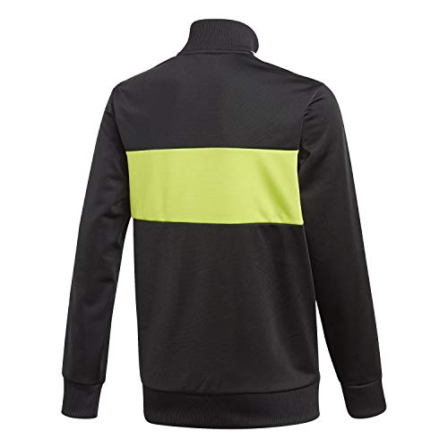 Adidas YB TS Tiberio, Tuta Bambino, Top:Black/Semi...