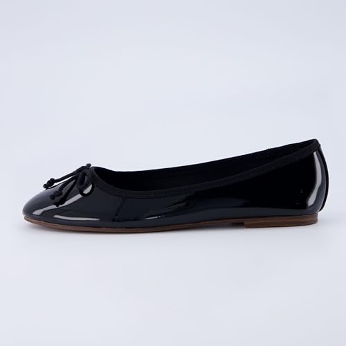 CUSHIONAIRE Women's Como Bow Flat with +Memory Foam and Wide Widths Available3