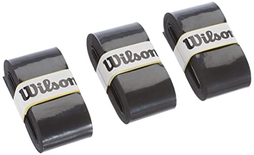 WILSON Pro Tennis Overgrip - 3 Pack, Black