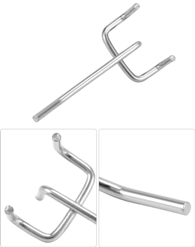 QWORK® 50X Lochwandhaken, Stecktafel Haken Werkzeugwand Haken für Verkaufsdisplays (7 cm)