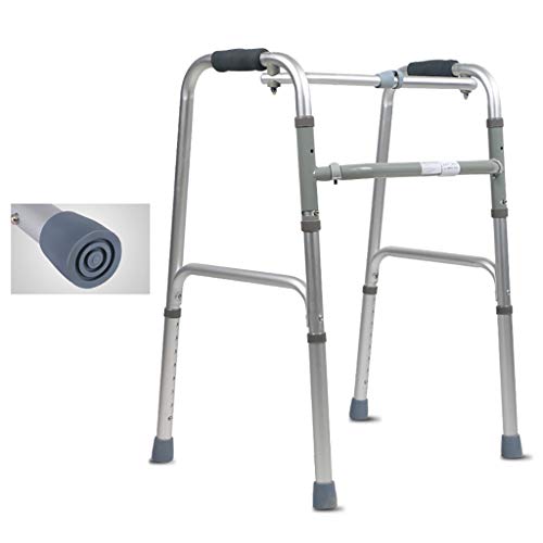 アルミ合金折りたたみ軽量歩行器、歩行補助器、滑り止めパッド付き歩行器