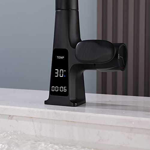 Robinet de lavabo extractible et relevable pour un confort de lavage optimal - 3