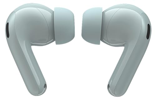 Image of Motorola Moto Buds 2 True Wireless Earbuds with 55dB Dynamic ANC, 11mm+6mm Dual Drivers, Hi-Res Audio, 53H Playback, 6-Mic AI ENC Clear Calls, Bluetooth 6.0 Dual Pairing & IP54, Pantone Gray Mist