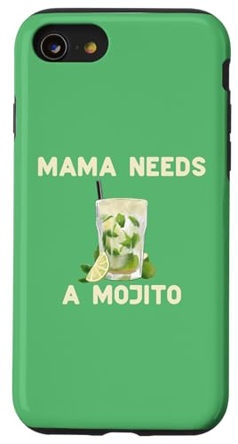 MAMA NEEDS A MOJITO�̂������낢���݃~�[�� �X�}�z�P�[�X iPhone SE (2020) / 7 / 8 �p