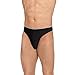 Jockey Men's Underwear True Style Thong - 3 Pack, Black Night, M