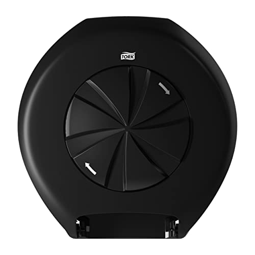 Tork OptiCore 3-Roll Toilet Paper Roll Dispenser Black T11, High Capacity, 565828