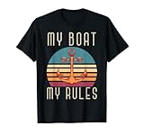 gorra nautica ancla My boat, my rules. Barco De Vela Náutico Ancla Mi Barco Mis Reglas Velero Camiseta