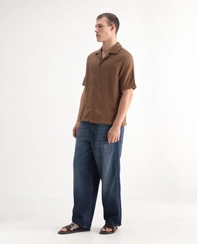 Image of Rare Rabbit Baggy Plain Jeans