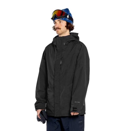 Volcom Men's L Insulated Gore-TEX Jacket, Black 1