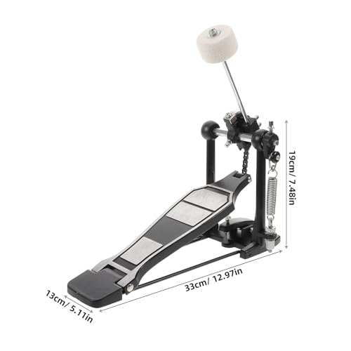 Pedal de Bombo de Aleación de Aluminio con Cadena Simple miniatura 2