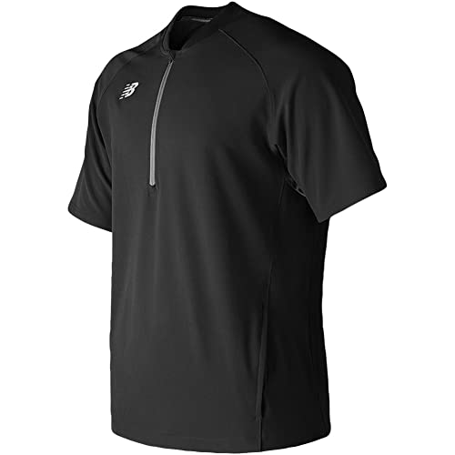 New Balance Youth Short Sleeve 3000 Baseball Batting Jacket Black L