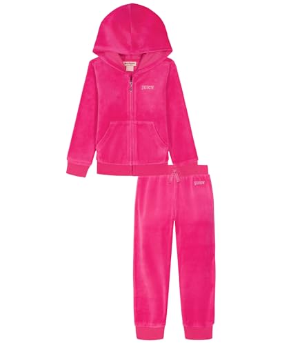 Image of Juicy Couture 2pc Zip Up Velour Jog Set