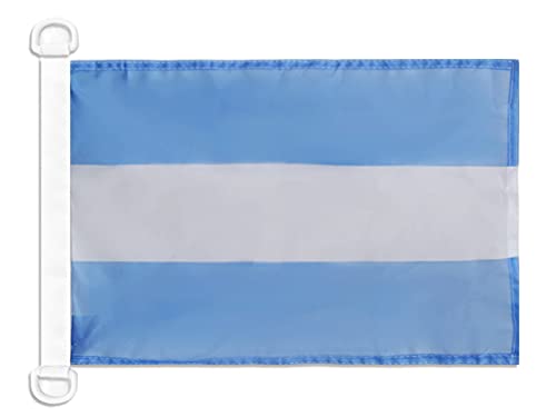 AZ FLAG Argentina Civil Ensign Boat Flag 12x18 in Plastic Rings