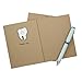 Handmade Tooth Thank You Cards with Matching Envelope - 10 Pack Kraft Brown Blank Dentist Greeting Cards - Perfect Graduation Gifts for Dentist - Nursing - Medical Assistant Gifts