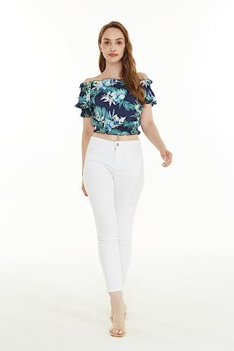 Image of Family Matching Hawaiian Clothes, Orchid Breeze Navy | Lightweight 100% rayon • Family matching outfits • Beach vacations • Luaus • Cruises • Family photos