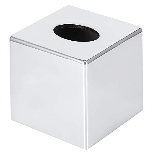 Chrome Electroplating Toilet Tissue Box Holder for Bathroom Living Room Hotel