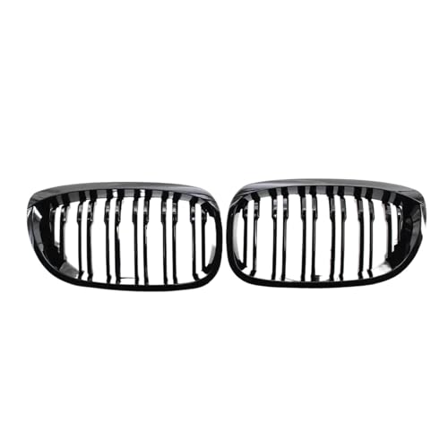 Parrillas delanteras de riñón para E46 Coupé y Cabriolet 2003-2006 en color negro brillante